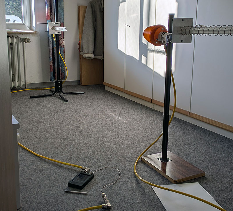 Messung des Gewinns der YATT-Helixantenne